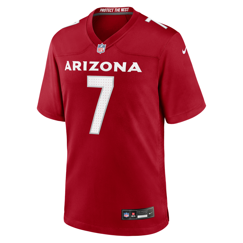 Men's Arizona Cardinals Jacoby Brissett Cardinal Team Game Jersey