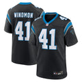 Men's Carolina Panthers Jacoby Windmon Black Team Game Jersey