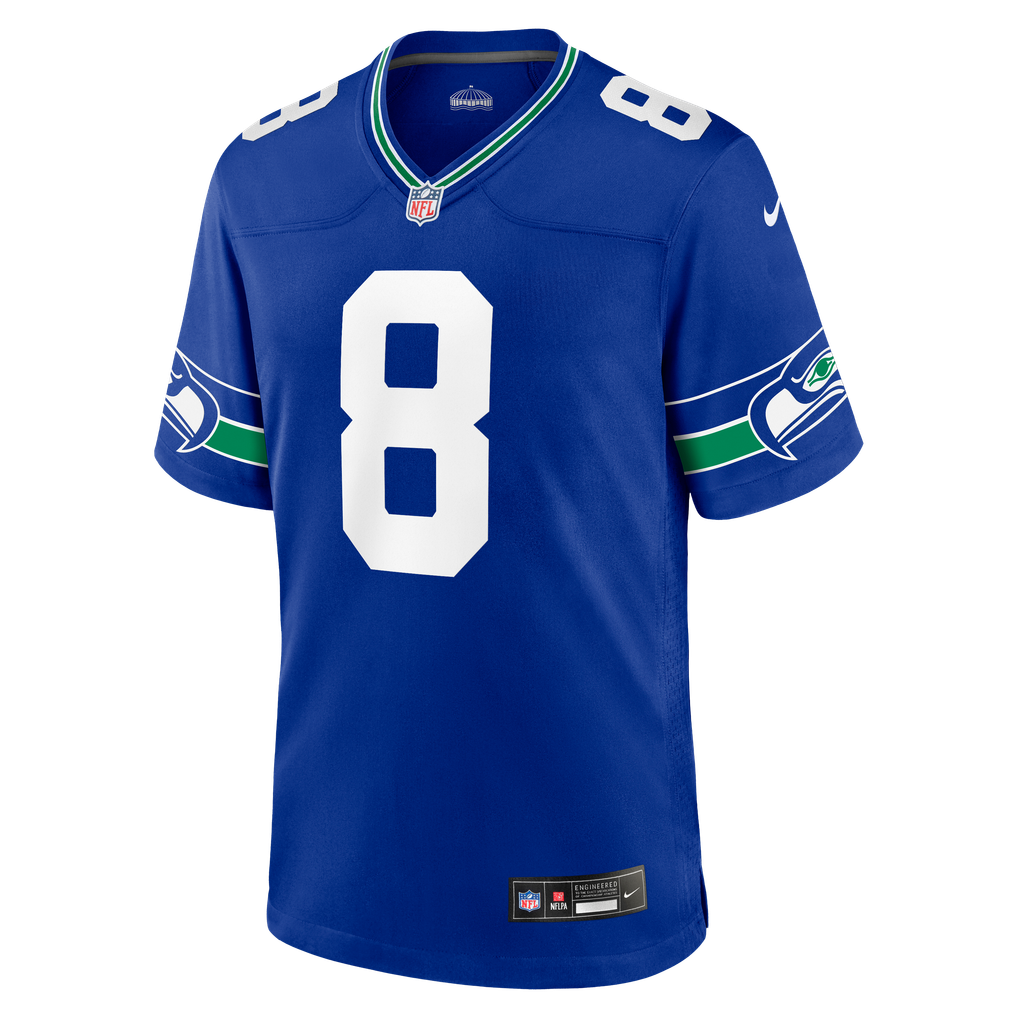 Men's Seattle Seahawks Jadarian Price Royal Alternate Game Jersey