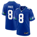 Men's Seattle Seahawks Jadarian Price Royal Alternate Game Jersey
