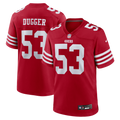 Men's San Francisco 49ers Jaden Dugger Scarlet Team Game Jersey