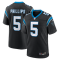 Men's Carolina Panthers Jaelan Phillips Black Game Jersey