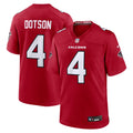 Men's Atlanta Falcons Jahan Dotson Red Team Game Jersey