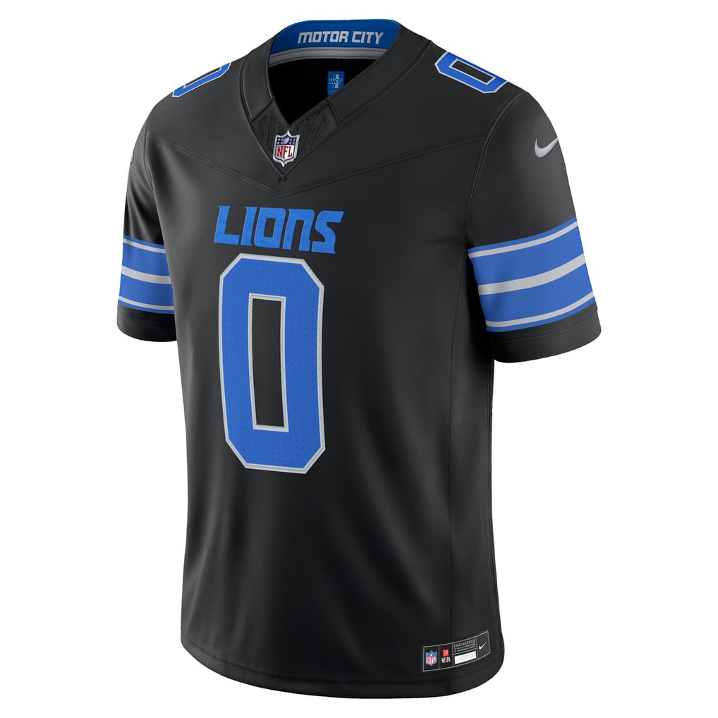 Men's Detroit Lions Jahmyr Gibbs Black Alternate Vapor F.U.S.E. Stitched Limited Jersey