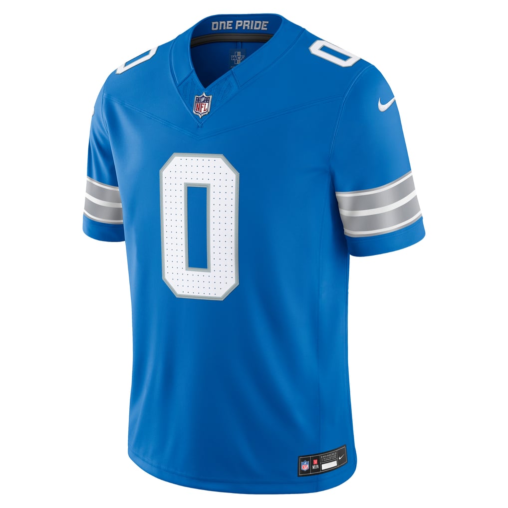 Men's Detroit Lions Jahmyr Gibbs Blue Team Vapor F.U.S.E. Stitched Limited Jersey