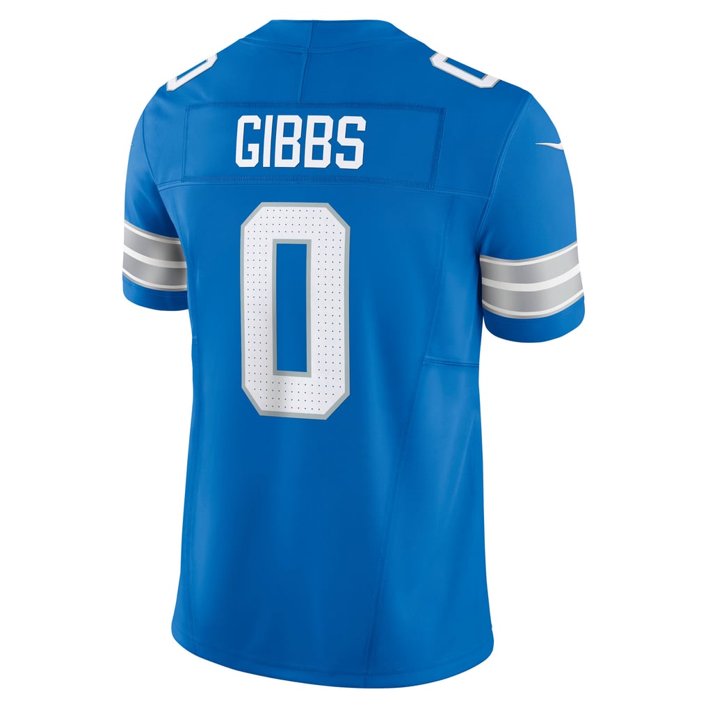 Men's Detroit Lions Jahmyr Gibbs Blue Vapor F.U.S.E. Limited Jersey