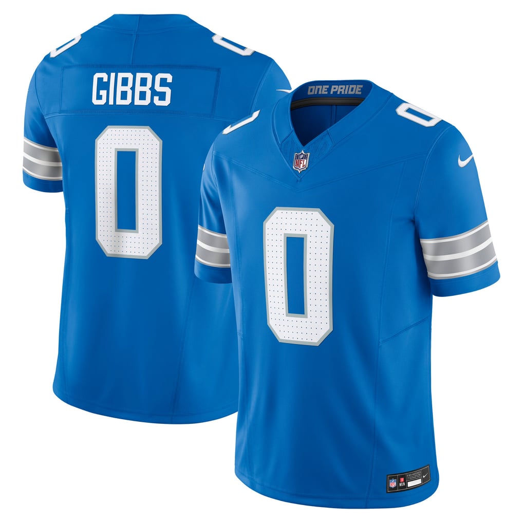 Men's Detroit Lions Jahmyr Gibbs Blue Vapor F.U.S.E. Limited Jersey