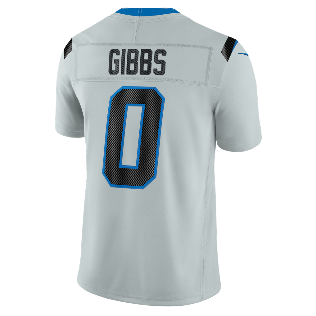 Men's Detroit Lions Jahmyr Gibbs Silver 2026 Rivalries Collection Stitched Limited Jersey