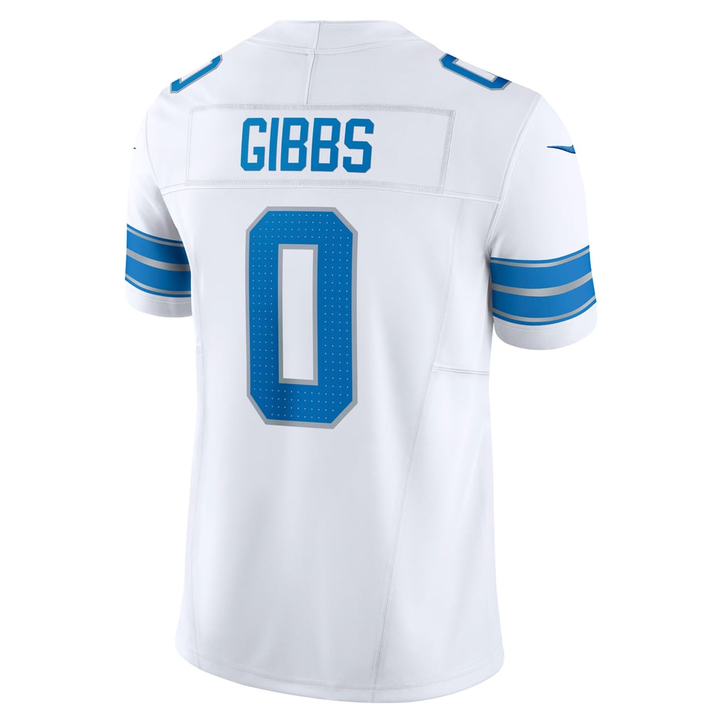Men's Detroit Lions Jahmyr Gibbs White Vapor F.U.S.E. Limited Jersey