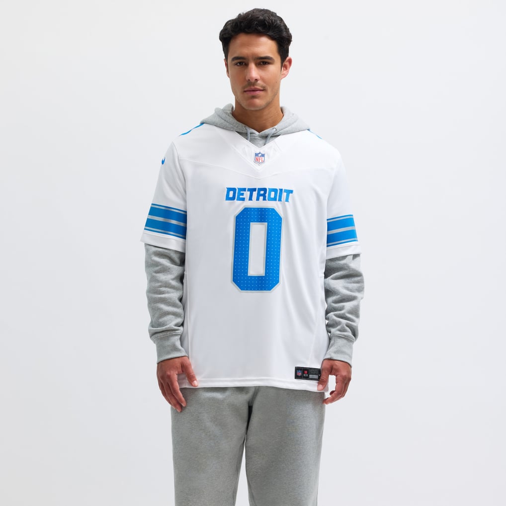 Men's Detroit Lions Jahmyr Gibbs White Vapor F.U.S.E. Limited Jersey