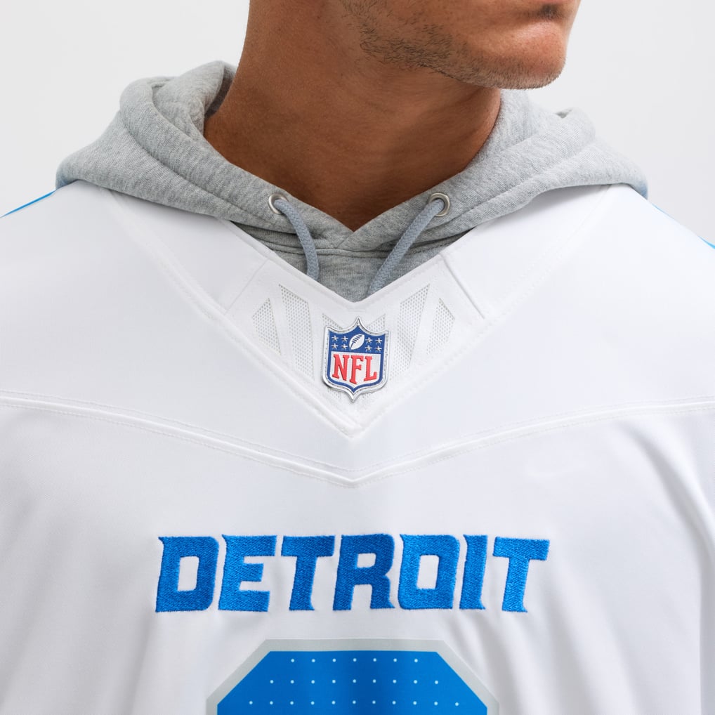 Men's Detroit Lions Jahmyr Gibbs White Vapor F.U.S.E. Limited Jersey