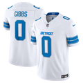 Men's Detroit Lions Jahmyr Gibbs White Vapor F.U.S.E. Stitched Limited Jersey
