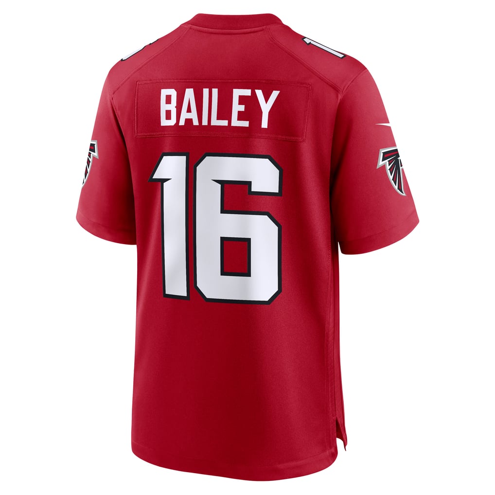 Men's Atlanta Falcons Jake Bailey Red Team Game Jersey