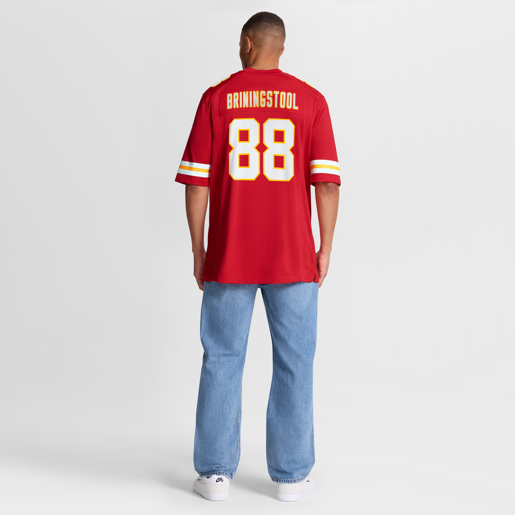 Men's Kansas City Chiefs Jake Briningstool Red Team Game Jersey