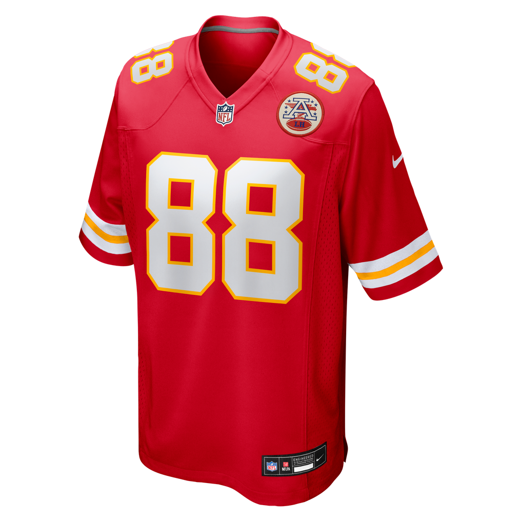 Men's Kansas City Chiefs Jake Briningstool Red Team Game Jersey