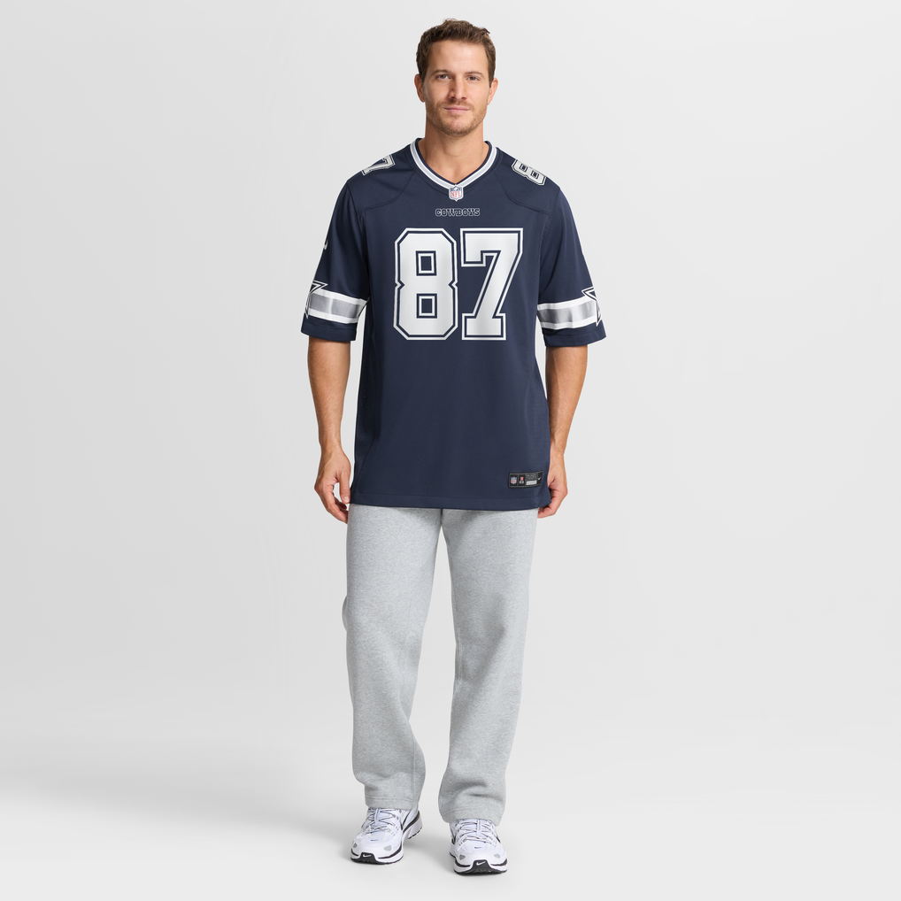 Men's Dallas Cowboys Jake Ferguson Navy Team Game Jersey