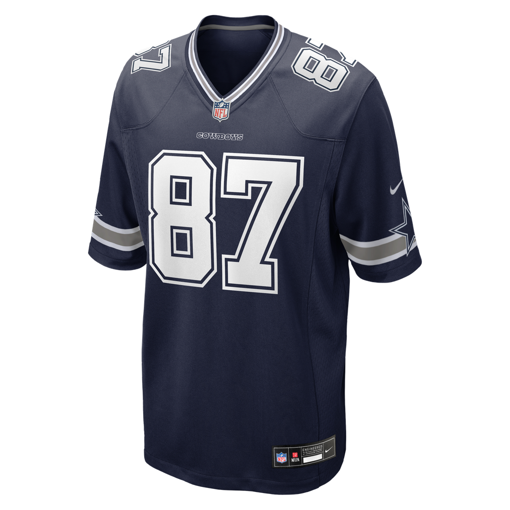 Men's Dallas Cowboys Jake Ferguson Navy Team Game Jersey