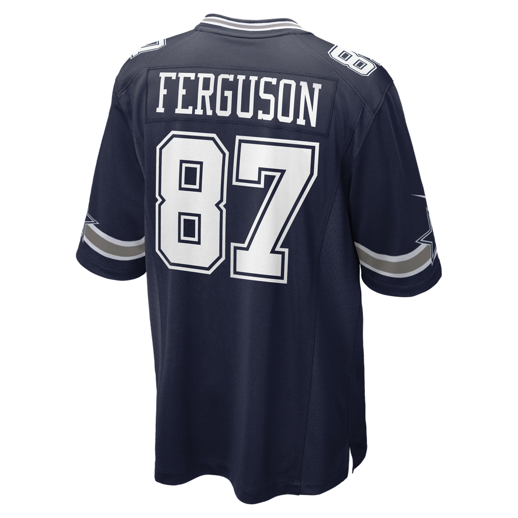 Men's Dallas Cowboys Jake Ferguson Navy Team Game Jersey