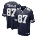 Men's Dallas Cowboys Jake Ferguson Navy Team Game Jersey