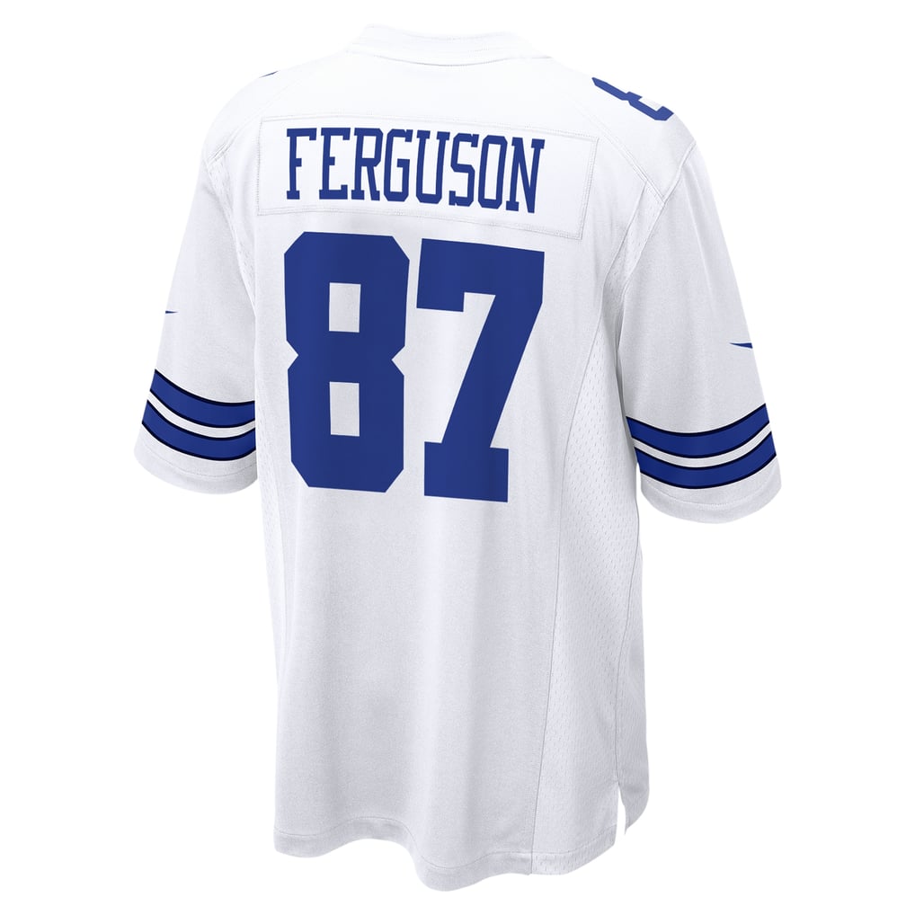 Men's Dallas Cowboys Jake Ferguson White Game Jersey