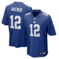 Men's New York Giants Jake Haener Royal Team Game Jersey