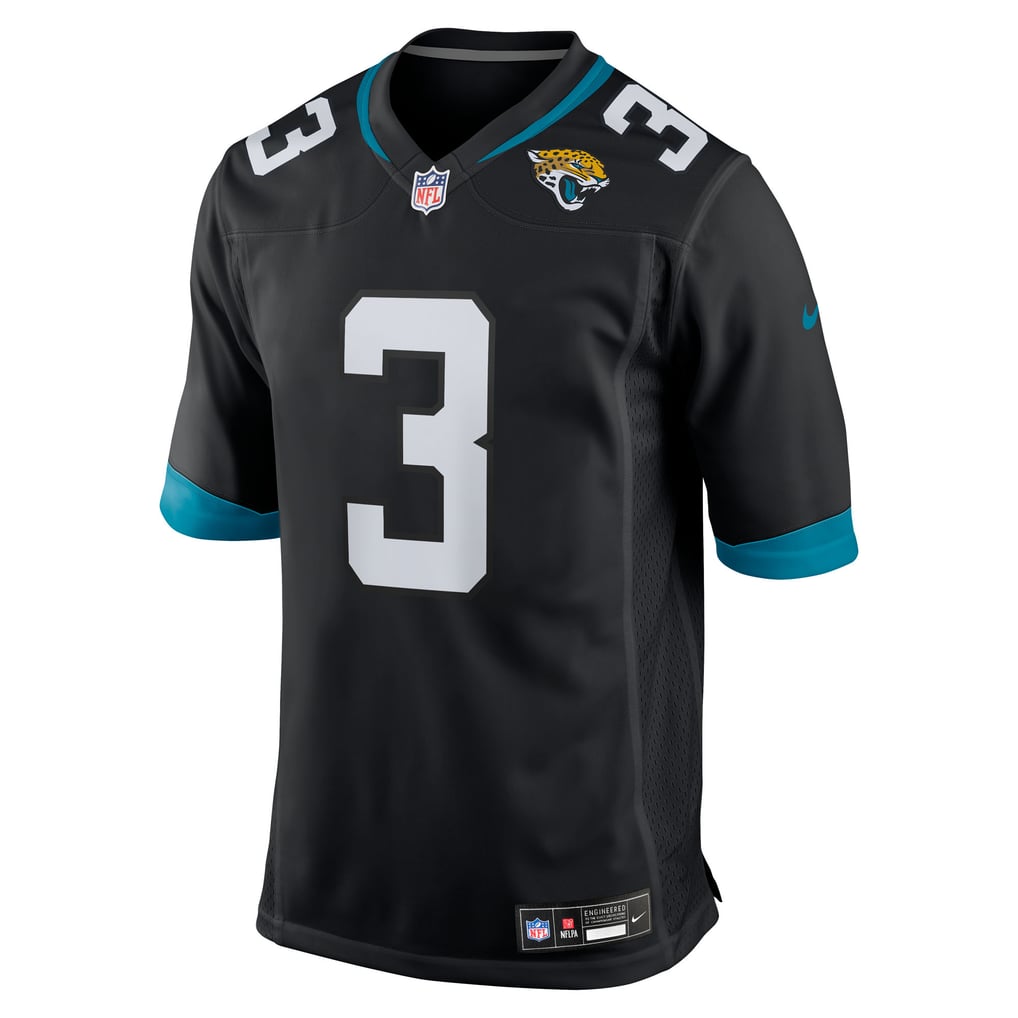 Men's Jacksonville Jaguars Jakobi Meyers Black Alternate Game Jersey