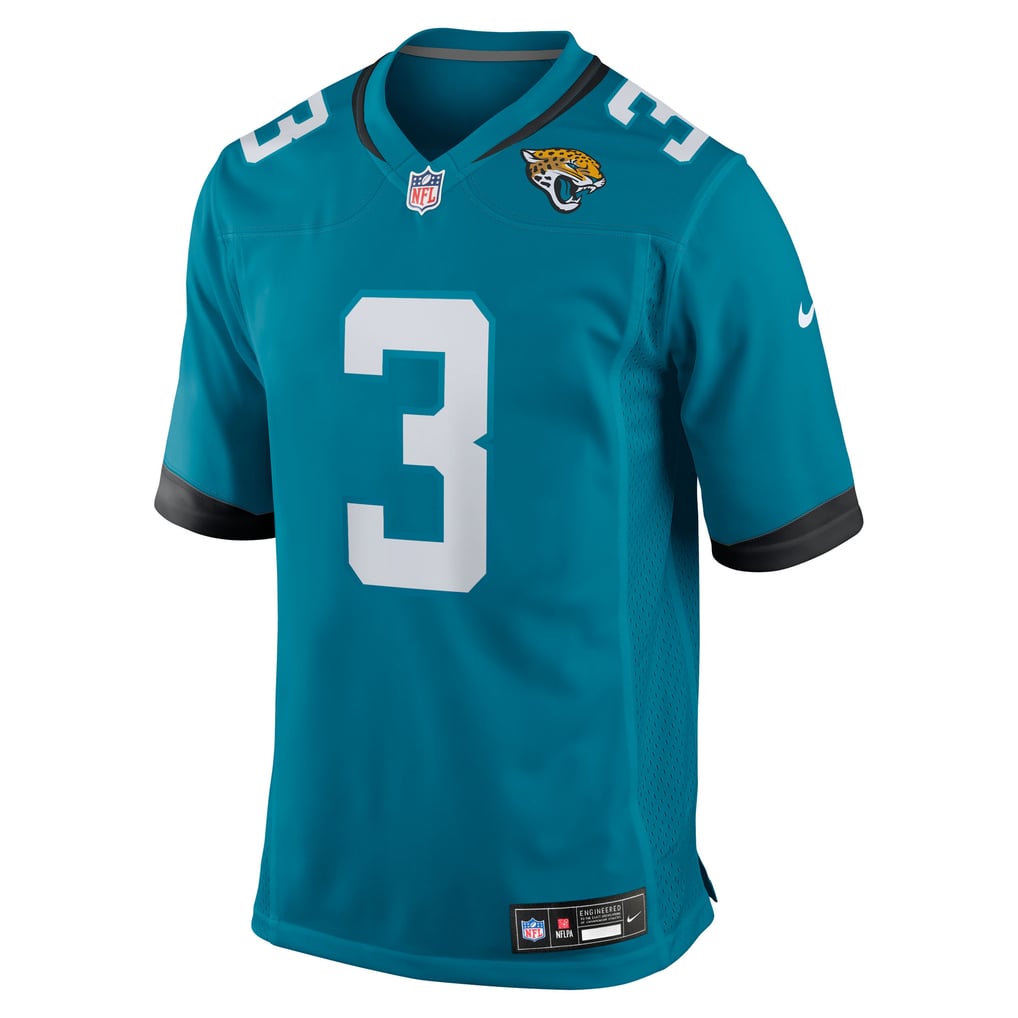 Men's Jacksonville Jaguars Jakobi Meyers Teal Team Game Jersey