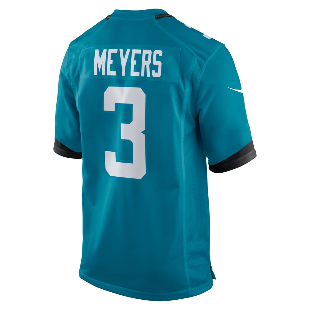 Men's Jacksonville Jaguars Jakobi Meyers Teal Team Game Jersey