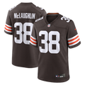 Men's Cleveland Browns Jaleel McLaughlin Brown Team Game Jersey