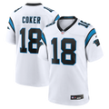 Men's Carolina Panthers Jalen Coker White Game Jersey