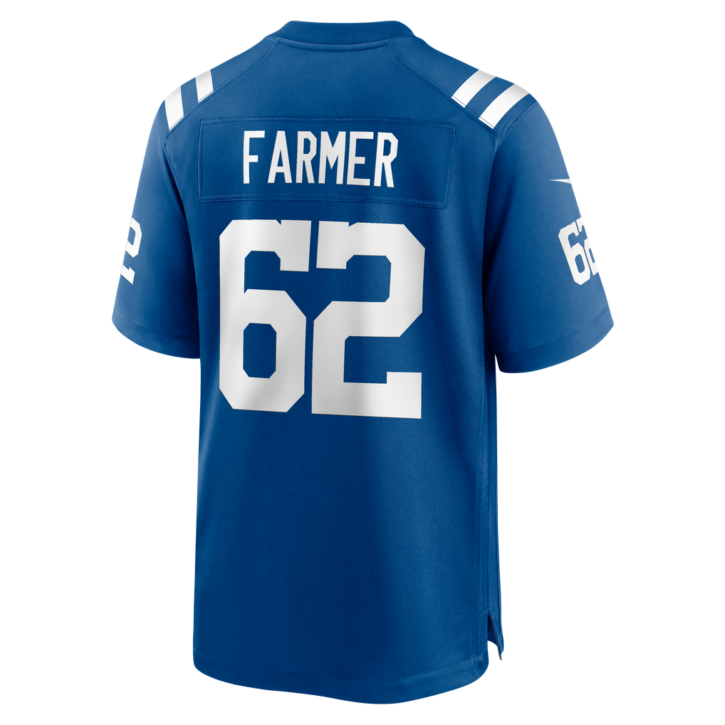Men's Indianapolis Colts Jalen Farmer Royal Team Game Jersey