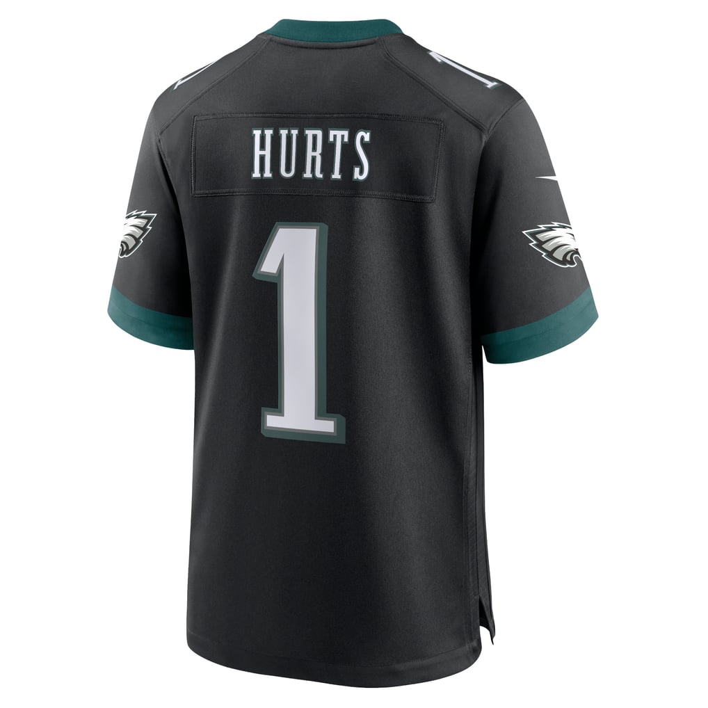 Men's Philadelphia Eagles Jalen Hurts Black Alternate Game Jersey