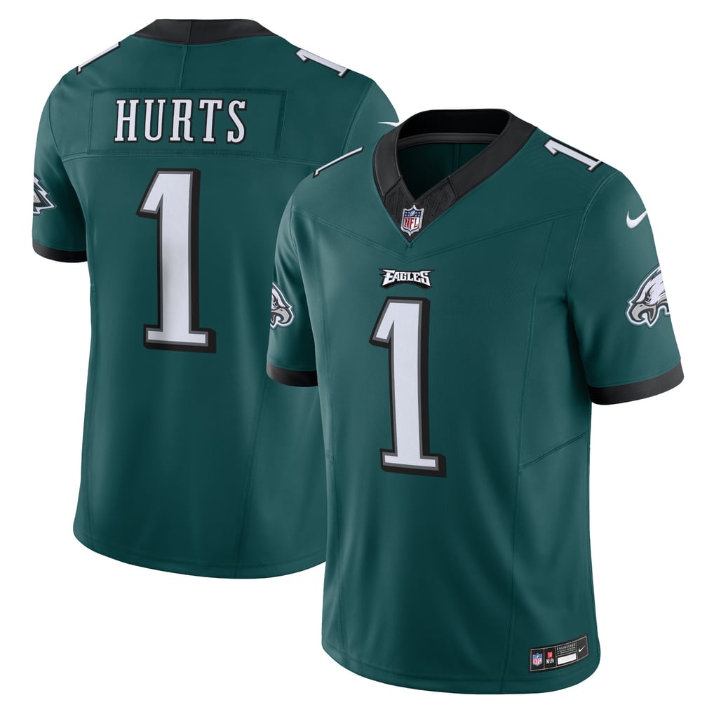 Men's Philadelphia Eagles Jalen Hurts Green Vapor F.U.S.E. Limited Jersey