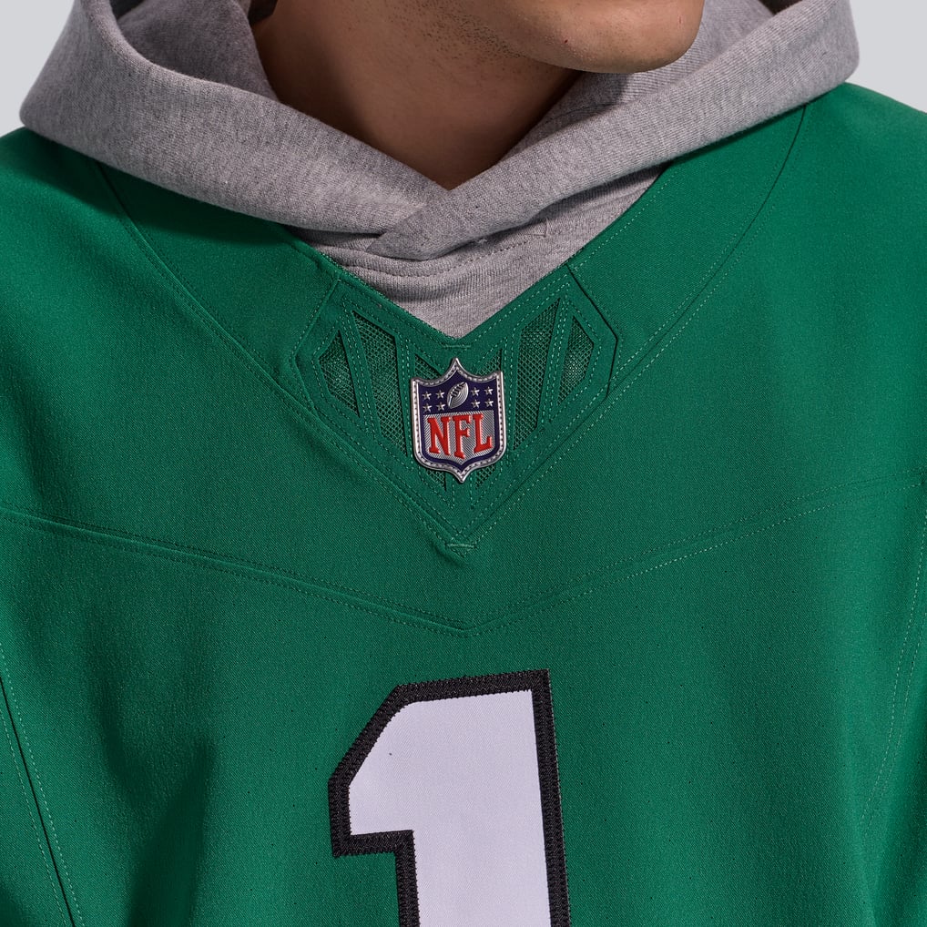 Men's Philadelphia Eagles Jalen Hurts Kelly Green Alternate Vapor F.U.S.E. Elite Jersey