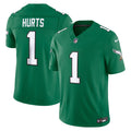 Men's Philadelphia Eagles Jalen Hurts Kelly Green Alternate Vapor F.U.S.E. Stitched Limited Jersey