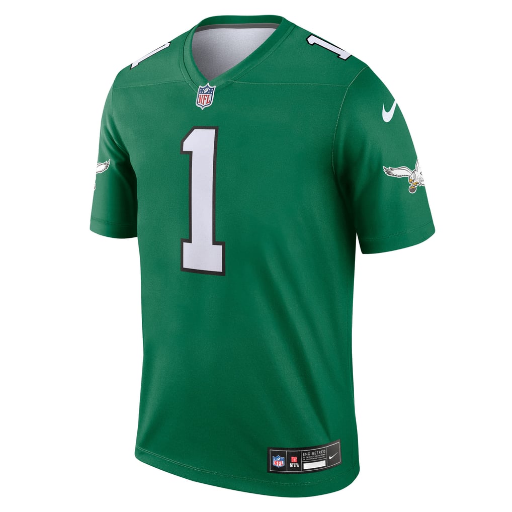 Men's Philadelphia Eagles Jalen Hurts Kelly Green Legend Player Performance Top