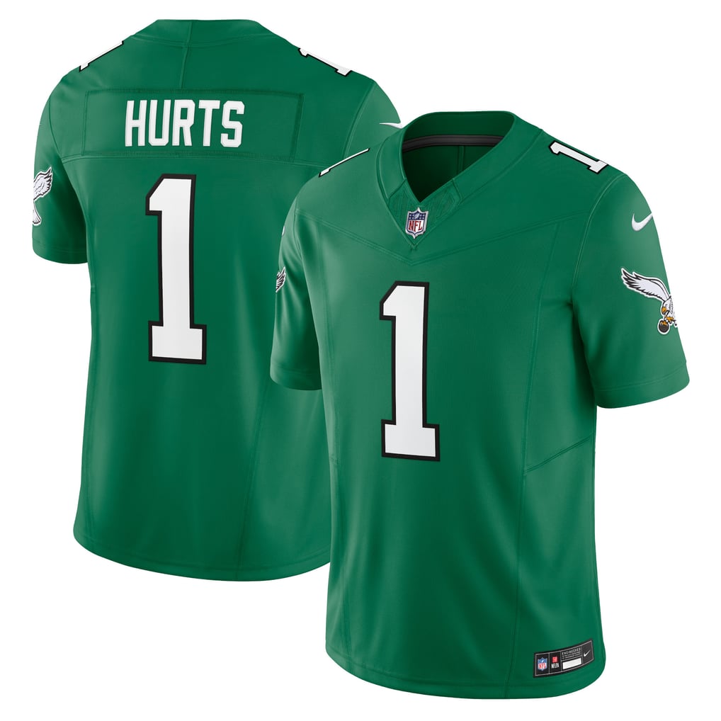 Men's Philadelphia Eagles Jalen Hurts Kelly Green Vapor F.U.S.E. Limited Jersey