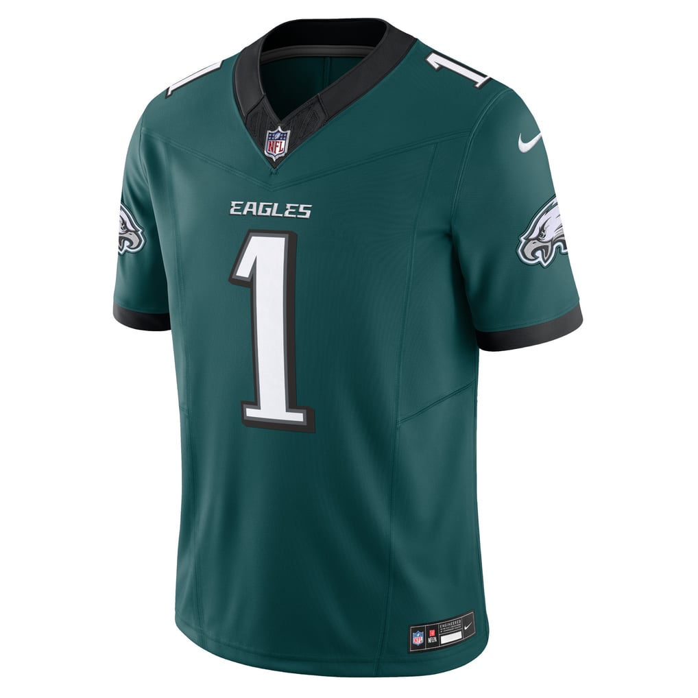 Men's Philadelphia Eagles Jalen Hurts Midnight Green Vapor F.U.S.E. Limited Jersey
