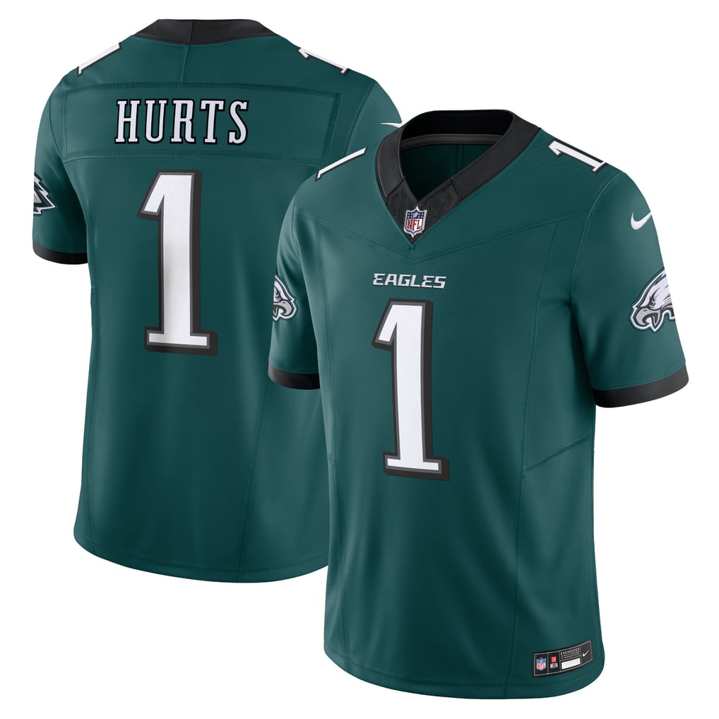 Men's Philadelphia Eagles Jalen Hurts Midnight Green Vapor F.U.S.E. Limited Jersey