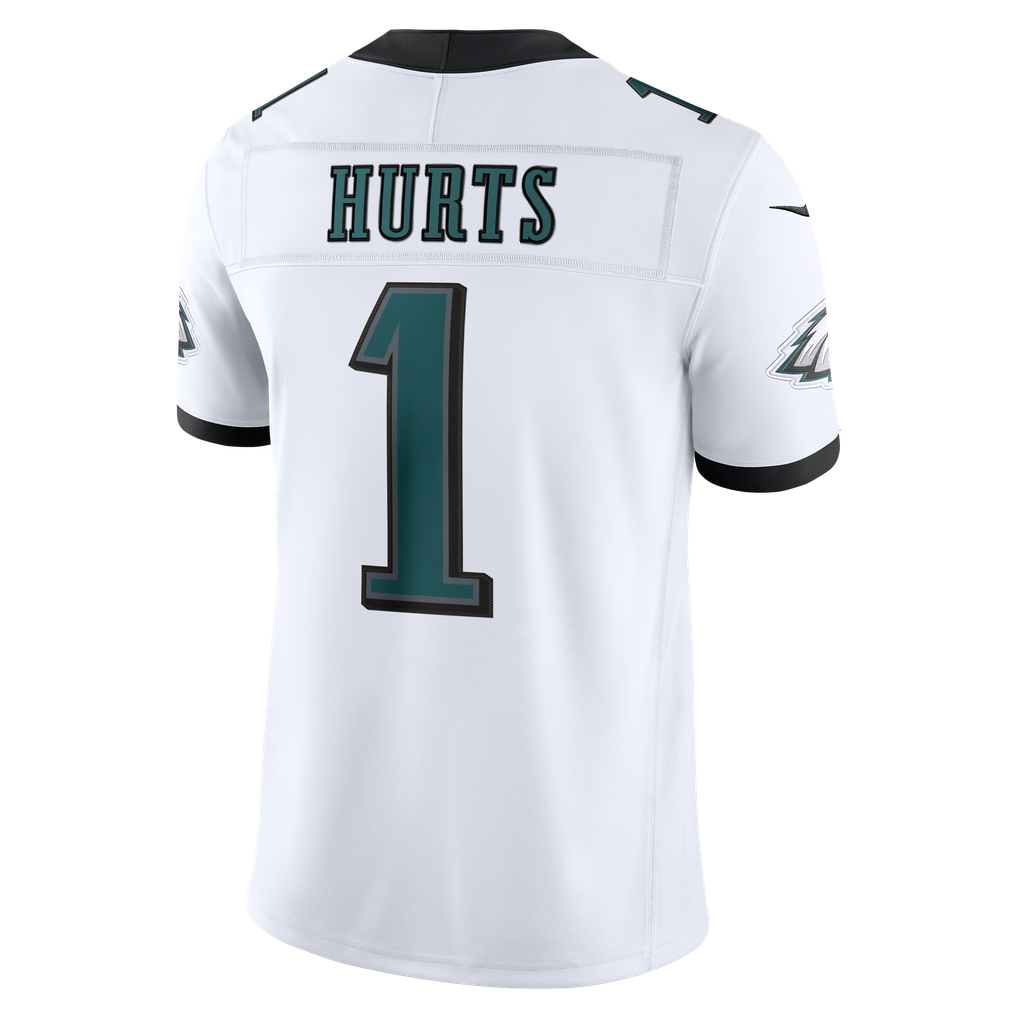 Men's Philadelphia Eagles Jalen Hurts White Vapor F.U.S.E. Stitched Limited Jersey
