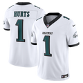 Men's Philadelphia Eagles Jalen Hurts White Vapor F.U.S.E. Stitched Limited Jersey