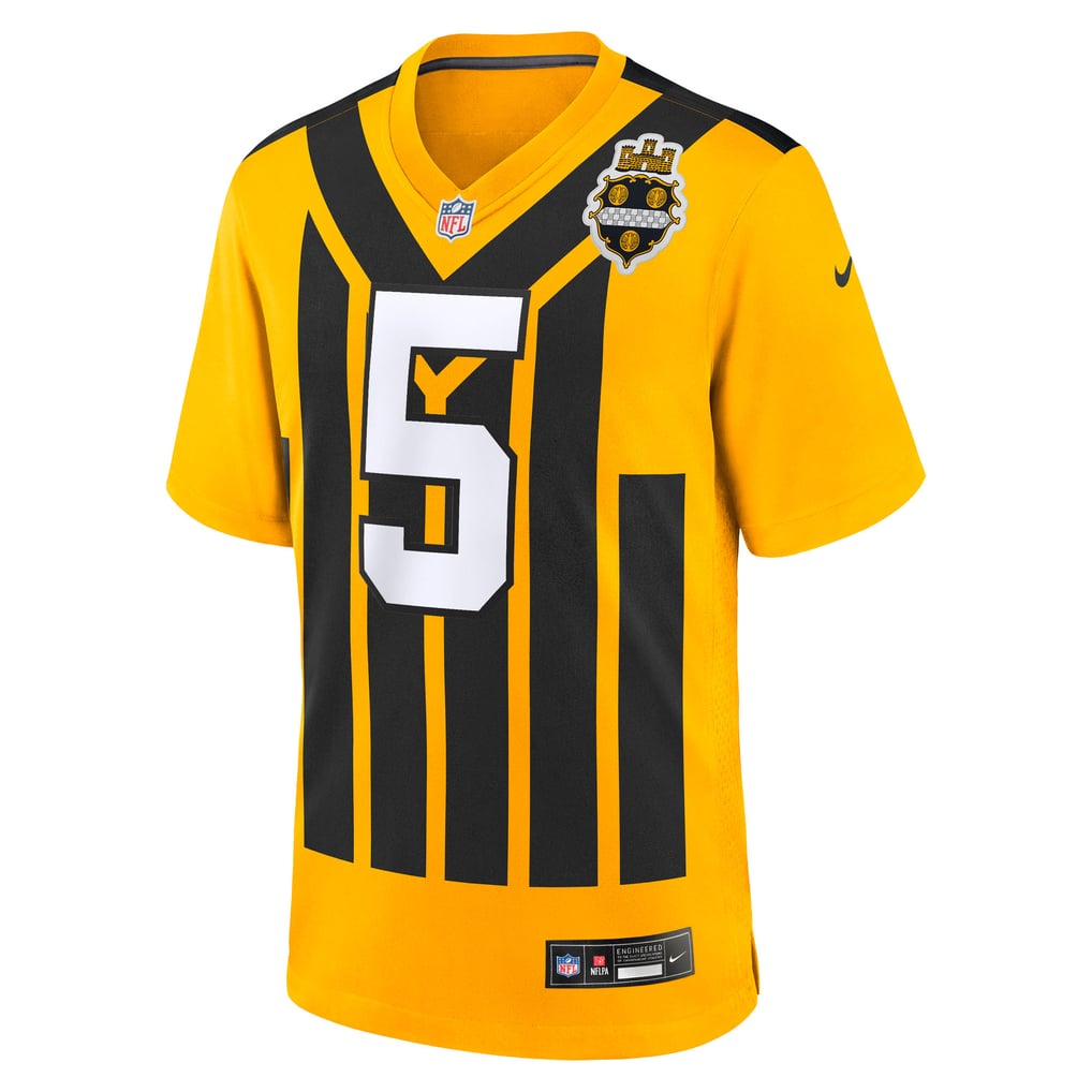 Men's Pittsburgh Steelers Jalen Ramsey Gold Alternate 1933 Throwback Game Jersey