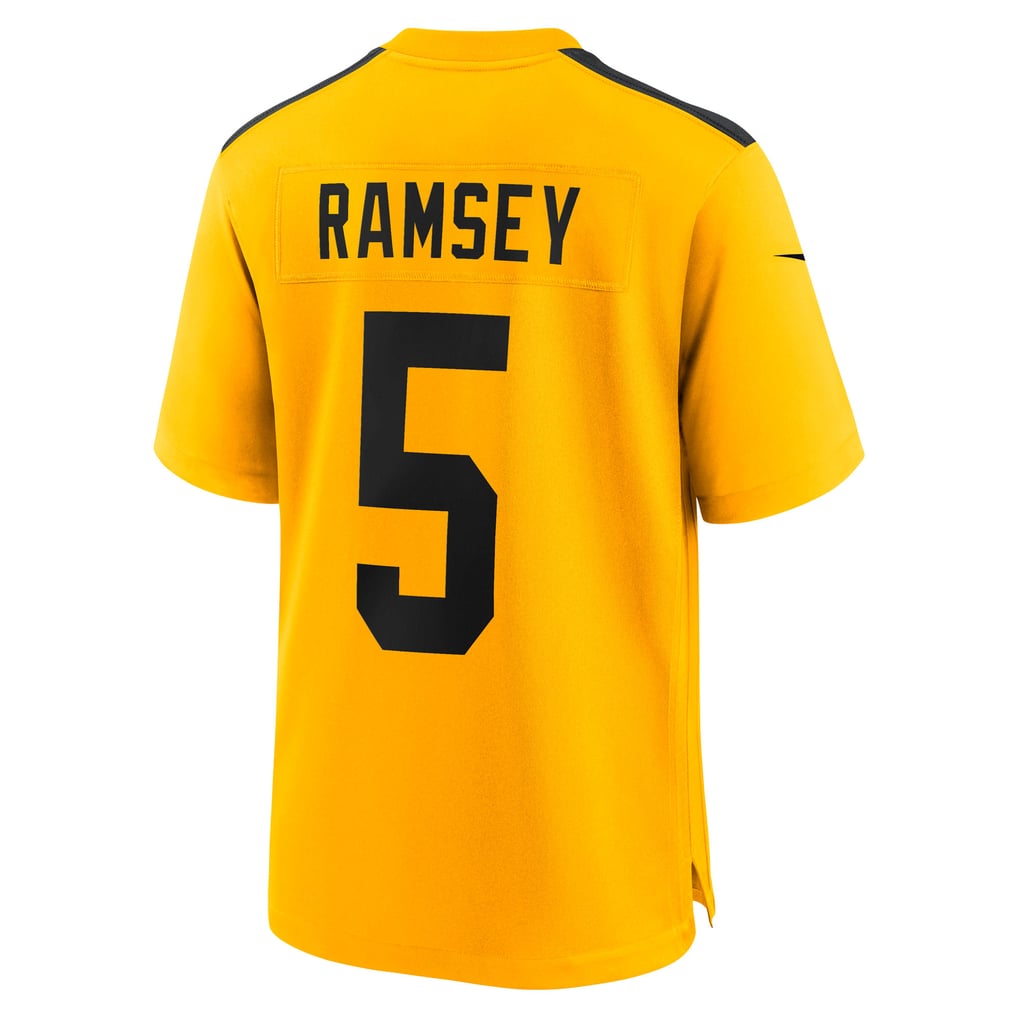 Men's Pittsburgh Steelers Jalen Ramsey Gold Alternate 1933 Throwback Game Jersey