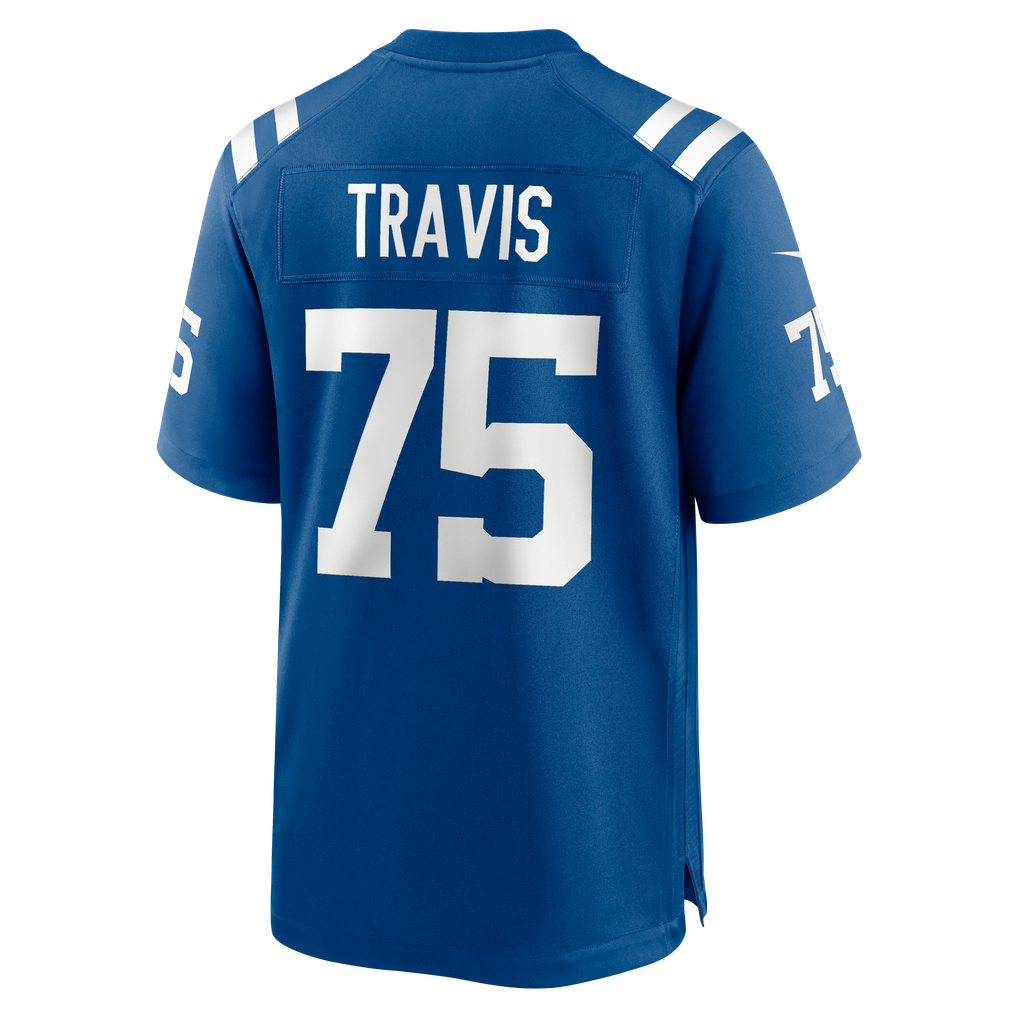 Men's Indianapolis Colts Jalen Travis Royal Team Game Jersey