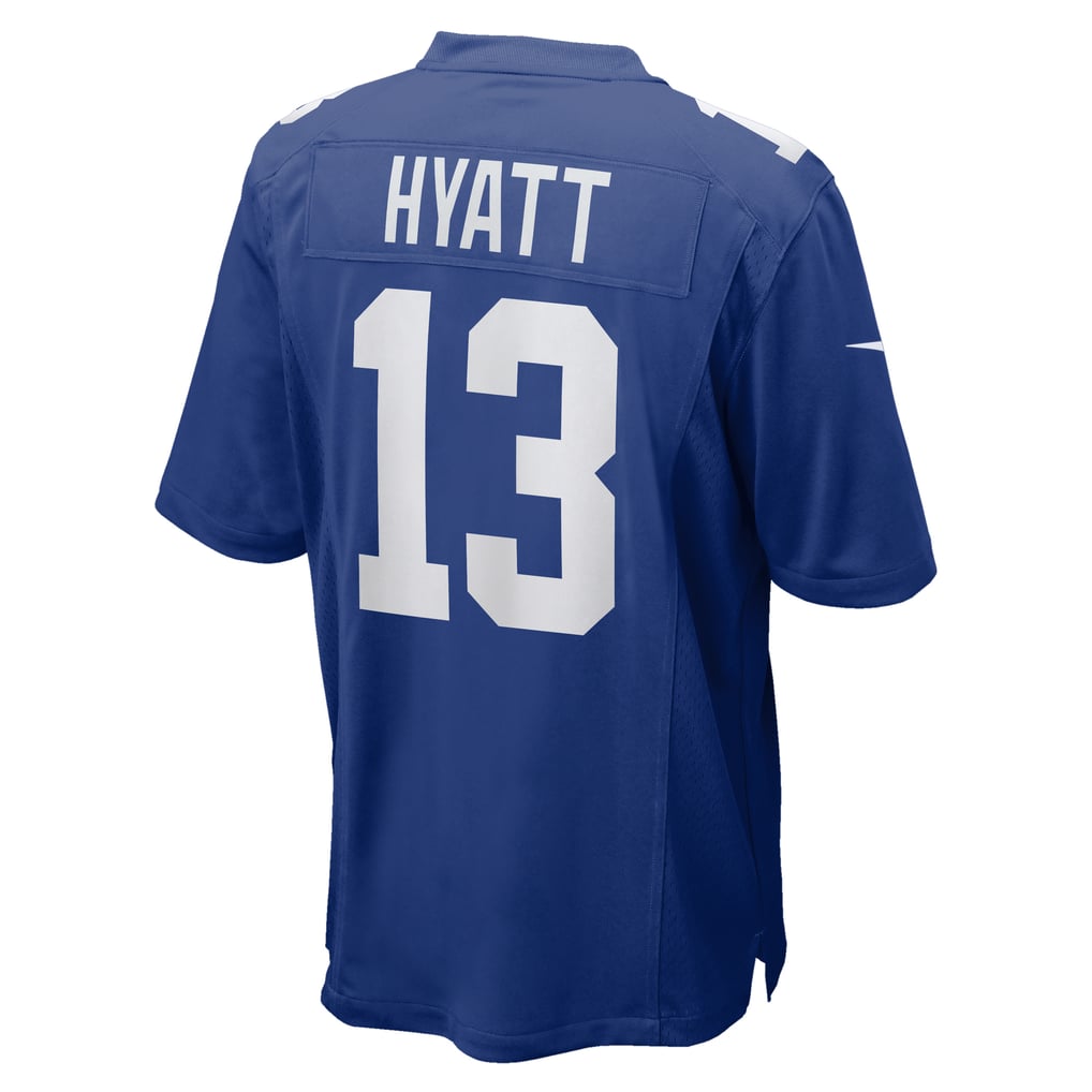 Men's New York Giants Jalin Hyatt Royal Team Game Jersey