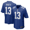 Men's New York Giants Jalin Hyatt Royal Team Game Jersey