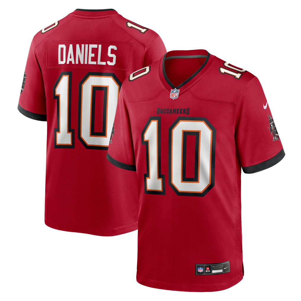 Men's Tampa Bay Buccaneers Jalon Daniels Red Team Game Jersey