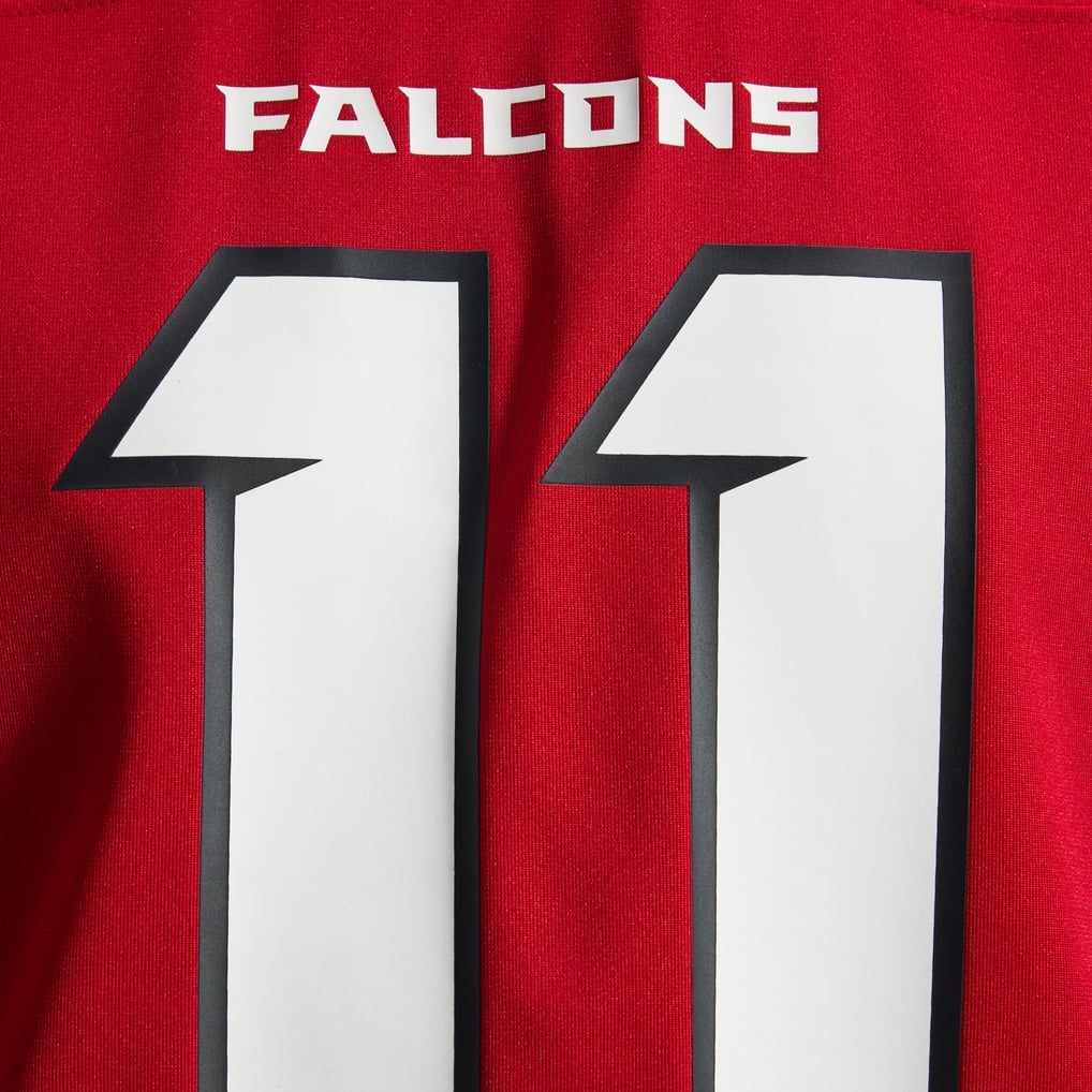 Men's Atlanta Falcons Jalon Walker Red Game Jersey