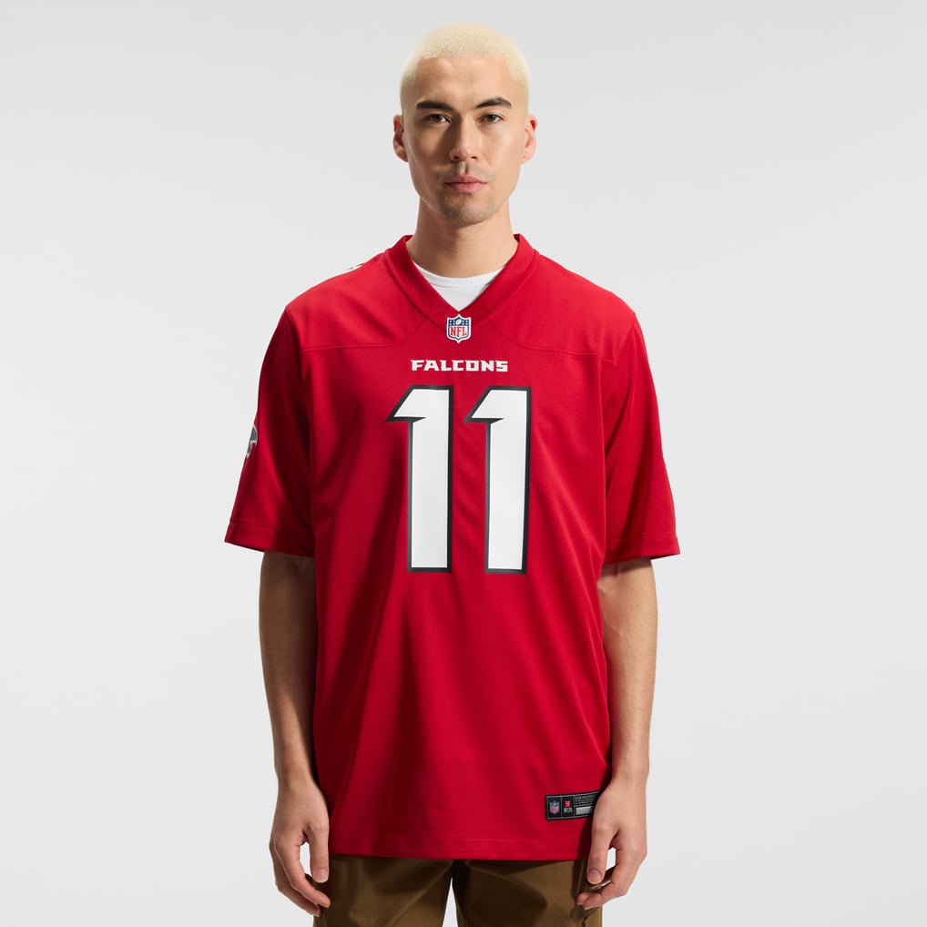 Men's Atlanta Falcons Jalon Walker Red Game Jersey