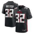 Men's Atlanta Falcons Jamal Anderson Black Game Retired Player Jersey